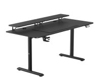 Ultradesk HIGHLANDER XXL Elektryczna regulacja Czarne - 1287984 - zdjęcie 2